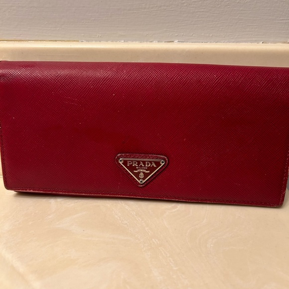 Prada Iris Saffiano Leather Long Wallet - Picture 1 of 7